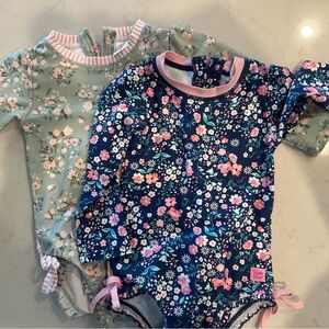 Two Rufflebutts 2T swimsuits